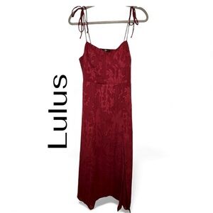 Holiday Burgundy Maxi Dress Size M